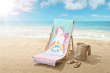 Good Morning serviette de plage enfant